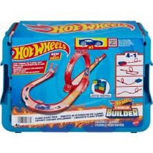 Poçi's World HMC04 Hot Wheels Track Builder Alev Temalı Akrobasi Seti