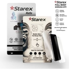 Meızu Note 6 Uyumlu Nano Ekran Koruyucu Matte - Full Arka Kaplama 360 Koruma Starex