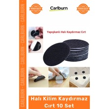 Carlburn Özel Üretim Yıkanabilir Tekrar Kullanılabilir 5cm Güçlü Köşe Tutucu Halı Kilim Kaydırmaz Cırt 10 Set