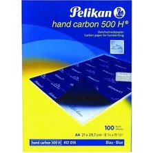 Pelikan Mavi Renkli 500 H Hand Karbon Kağıdı 100’lü Paket A4 Ölçüsünde