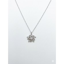 Has 925 Ayar Gümüş Lotus Kolye