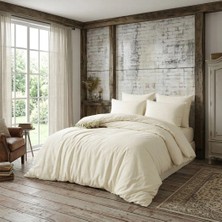 Goldroom Home Çizgili Pamuk Saten Nevresim Takımı