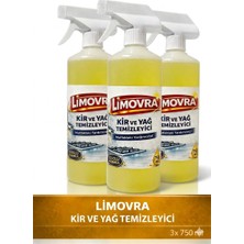 Limovra Kir & Yağ Temizleyici 3'lü