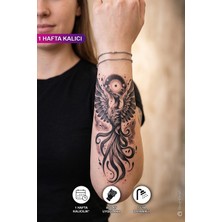 BP Tattoo Küllerinden Doğan Anka Kuşu Phoenix Temalı Geçici Dövme