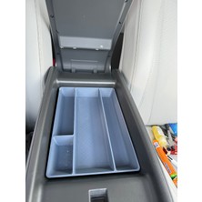 Morpiko Hyundai Ioniq 5 Süet Kaplı  Orta Konsol Düzenleyici