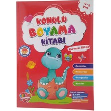 Koloni Kitap Konulu Boyama Kırmızı Kitap 4-5 Yaş