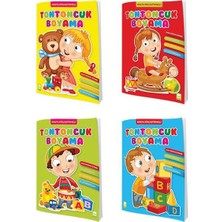Tontoncuk Boyama Seti - Nokta Birleştirmeli 4 Kitap