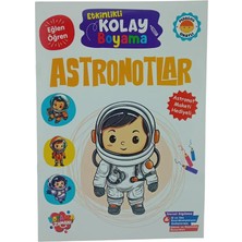 Koloni Kitap Etkinlikli Kolay Boyama Astronotlar