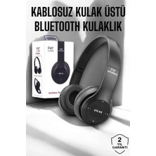 Prativas Kulak Üstü Tf Kart Aux Destekli Ergonomik Bluetooth Kulaklık