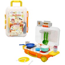 Kaia Life Little Chef Çekçekli Bavul Mutfak Seti 24 Parça