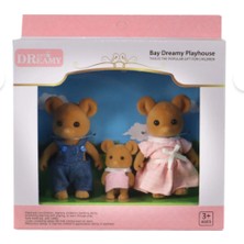 Kaia Life Bay Dreamy 3 Lü Fare Ailesi Figür Seti