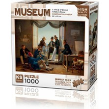 Kaia Life 20660 A Group Of Danish Artist In Rome 1000 Parça Puzzle -Kspuzzle