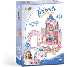Kaia Life Cubicfun Prenses Gizli Bahçe Şatosu 3D Puzzle  - CUB/E1623H
