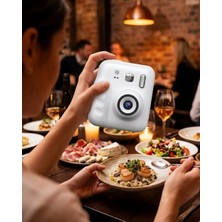 Moresun Buğz Mini Çocuk Fotoğraf Makinesi Baskı Özellikli Video Çekim 4 Kağıt Rulo Hediyeli