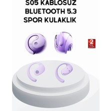 Prativas S05 Bluetooth 5.3 Kulaklık Ipx4 Su Geçirmez Hızlı Eşleşme Güçlü Stereo Ses