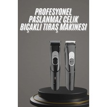 Techora Sale Pro Şarjlı Saç Sakal Tıraş Makinesi Ense Kesme Makinesi Lazer Öncesi Kısaltma