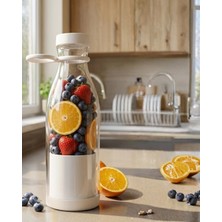 Moresun Buğz Taşınabilir Blender 380 ml USB Şarjlı Meyve ve Smoothie Hazırlayıcı