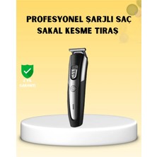 Techora Sale Profesyonel Saç ve Sakal Kesme Tıraş Makinesi Kablosuz Ergonomik Tasarım