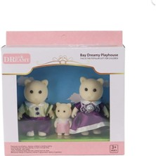 Kaia Life Bay Dreamy 3 Lü Kedi Ailesi Figür Seti