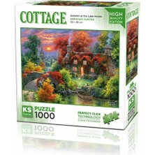 Kaia Life 20672 Göl Evinde Sonbahar 1000 Parça Puzzle