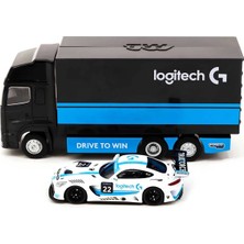 Kaia Life Tarmac Works 1:64 x Logitech Mercedes Amg Gt3 Logitech G Race With Plastic Truck Packaging