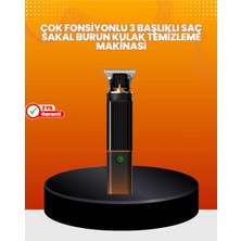 Techora Sale Trendlia Erkekler Için 3 In 1 Şarjlı Bakım Seti – 7300 Rpm Güçlü Motor ve Sessiz Çalışma