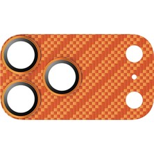 Keephone iPhone 17 Pro Max Uyumlu Kevlar Robin Hd Ar Kamera Koruyucu Lens Camı