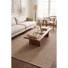 Melaris Halı Cehu Yolluk Naturel Jüt Halı Örme Kilim Sisal Hasır Halı Mutfak Balkon Halısı