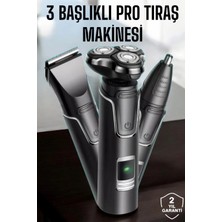 Techora Sale Trendlia Yüksek Performanslı 3 Başlıklı Profesyonel Tıraş Makinesi