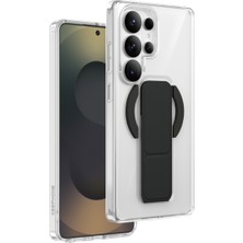 Keephone Samsung Galaxy S26 Ultra Snapgrip Standlı Manyetik Magsafe Kapak - Siyah