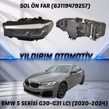 Depo Bmw 5 Serisi Sol Ön Far 2020-2024 Arası 63119479257