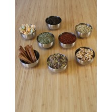 Mutsan 8'li 18/10 Paslanmaz Çelik Çerezlik Seti | Çok Amaçlı Atıştırmalık Sunum Kasesi No.1 | Tatlı Meze Kahvaltılık Sunum Kabı | Ø 8 cm