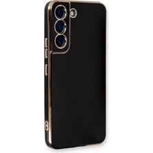 Moresun Buğz Samsung Galaxy S21 Fe Kılıf Volet Silikon - Siyah