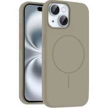 Moresun Buğz Joko  Iphone 15 Kılıf Jully Magsafe Kapak - Çöl Titanyum
