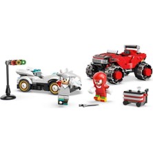 Senka Mey Ithalat® 77118 Sonic Silverın Arabası, Knucklesın Canavar Kamyonuna Karşı 378 Parça