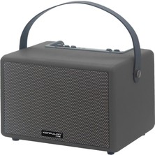 Moresun Buğz F31 50W Sürücülü 2 Adet Mikrofonlu Bt 5.2 Kablosuz Hoparlör - Siyah