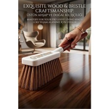 Senka Mey Ithalat® Shari Serisi Masif Ahşap Saplı Bristol Kıllı Lüks Profesyonel Temizlik Fırçası 722948