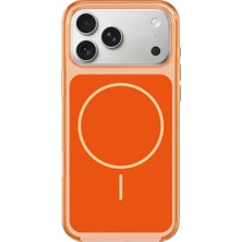 Moresun Buğz Joko  Iphone 17 Pro Vizima Animasyonlu Magsafe Kapak - Turuncu