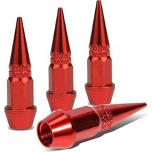 Ugrx Alüminyum Sivri Sibop Kapağı Kırmızı 4&AMP;#39LÜ 45MM