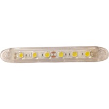 Ugrx Beyaz Parmak LED Dorse Lamba 6 Ledli 13.5 cm 12-24V