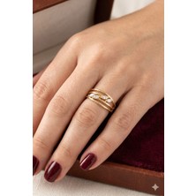 Tılsım Accesories Xupıng Çelik Yüzük Gold 6-Numara