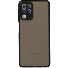 Moresun Buğz Samsung Galaxy A22 Kılıf Montreal Silikon Kapak - Siyah