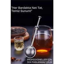 Senka Mey Ithalat® Bitki Çayı Süzgeci –çay Demleme Aparatı Profesyonel 304 Paslanmaz Çelik 722198