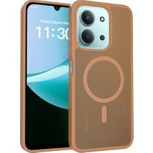 Moresun Buğz Joko Xiaomi Redmi 15C 4g Jota Magsafe Kapak - Çöl Titanyum