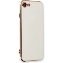 Moresun Buğz Iphone 7 Kılıf Volet Silikon - Beyaz