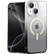 Moresun Buğz Iphone 15 Plus Pummel Shiny Magsafe Kapak - Siyah