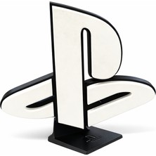 Yapı3D Ps5 Logo Masaüstü Dekor | Oyun Odası Aksesuarı | Playstation Stil Dekoratif Obje|dayanıklı Tasarım|