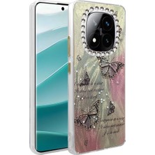 Moresun Buğz Xiaomi Redmi Note 14 Pro 4g Kılıf Blade Aynalı Desenli Kapak - Desen 6