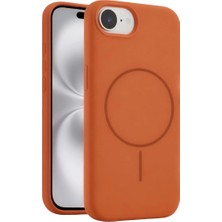 Moresun Buğz Joko  Iphone 16E Kılıf Jully Magsafe Kapak -Turuncu
