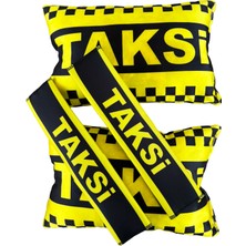 Bigohobi Ticari Taksilere Özel Oto Boyun Yastığı ve Kemer Pedi, Araç Yastığı, Koltuk Yastığı (2'li)